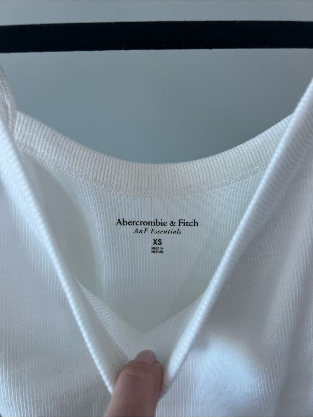 Black and White A&F Tank Tops - Women’s Layering Camisoles - Picture 5 of 7